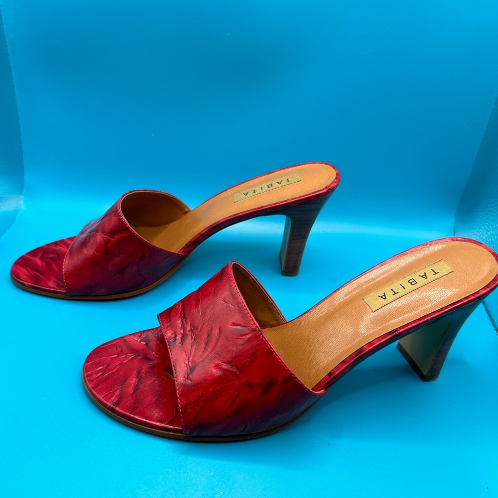 Tabitha red sandals - Picture 2 of 4